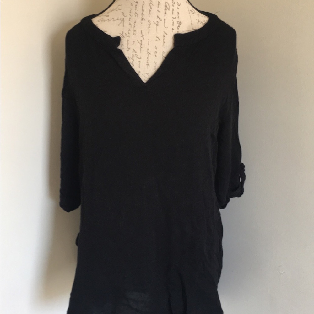 Tunic’ish black blouse
